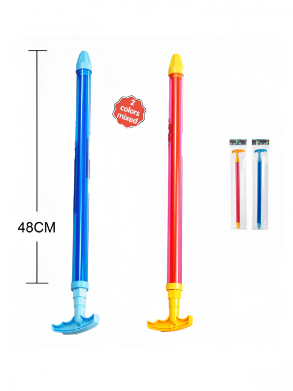 Water Gun Toy Pichkari 51cm – High-Pressure Squirt Gun for Kids & Adults Red LMI16109.