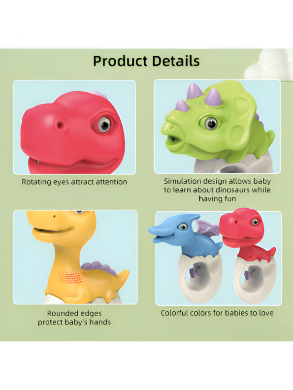 4-Pack Dinosaur Egg Water Toys for Kids – Toddler Bath & Pool Squirt Blasters, Summer Dino Party Favors for Boys & Girls LMI16085