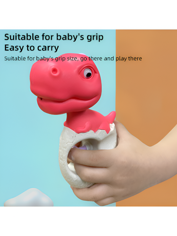 4-Pack Dinosaur Egg Water Toys for Kids – Toddler Bath & Pool Squirt Blasters, Summer Dino Party Favors for Boys & Girls LMI16085