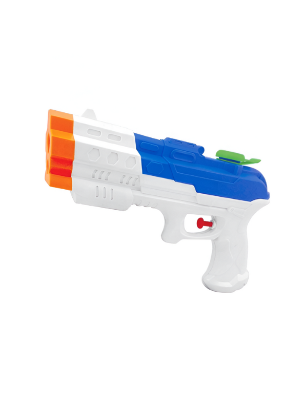 WaterStrike - 280ml Water Gun Toy Pichkari for Kids & Adults | High-Pressure Water Sprayer | Summer & Holi Outdoor Toy White LMI14371.