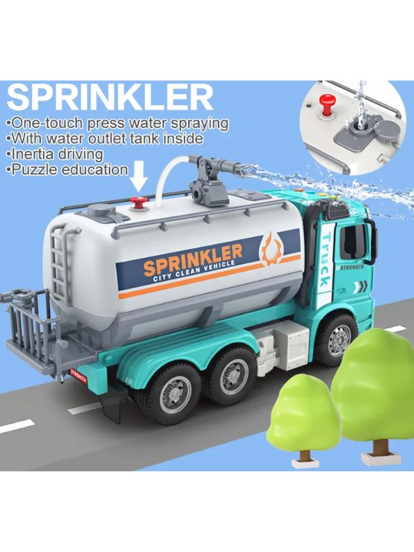 Water Tanker Carrier – Durable, Push & Go Vehicle Toy for Boys & Girls LMI15049.