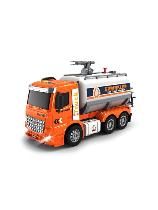 Orange - Water Tanker Carrier – Durable, Push & Go Vehicle Toy for Boys & Girls LMI15049.