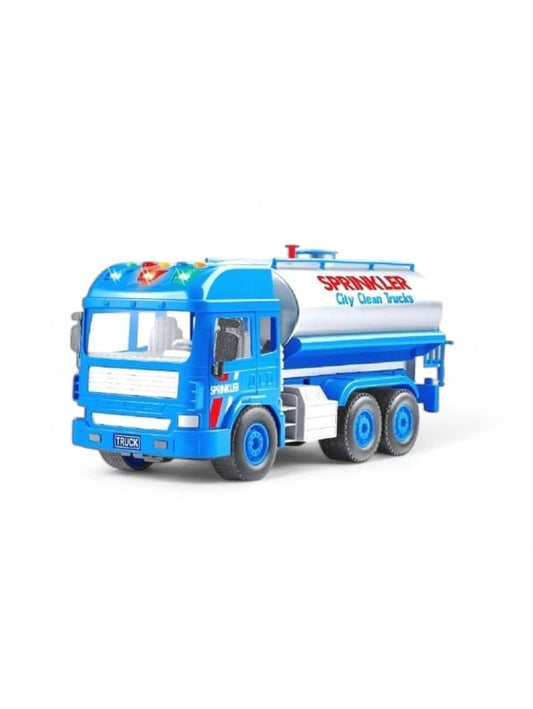 Water Tanker Sprinkler Truck Toy For Kids- Blue (MS-O-24) - Toyloft