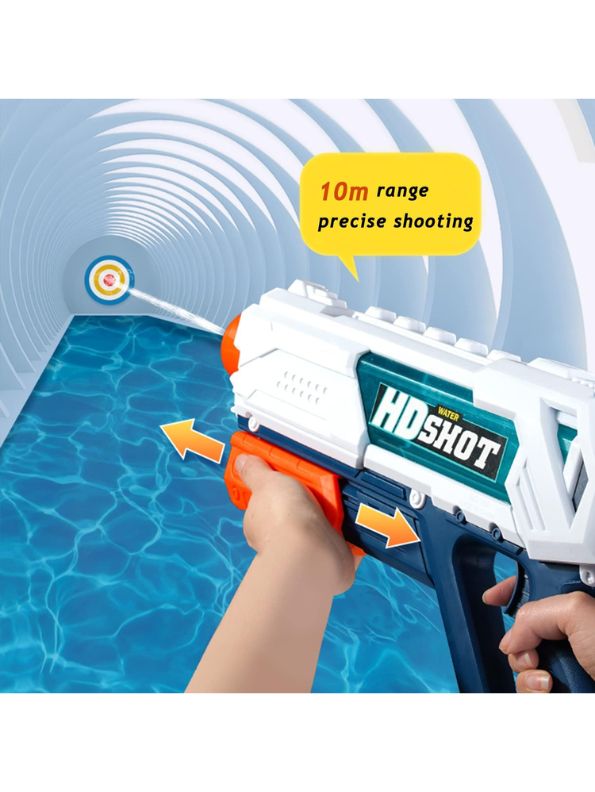 Powerful 700ML Water Gun for Kids & Adults with Light Effects – Ultimate Summer Fun