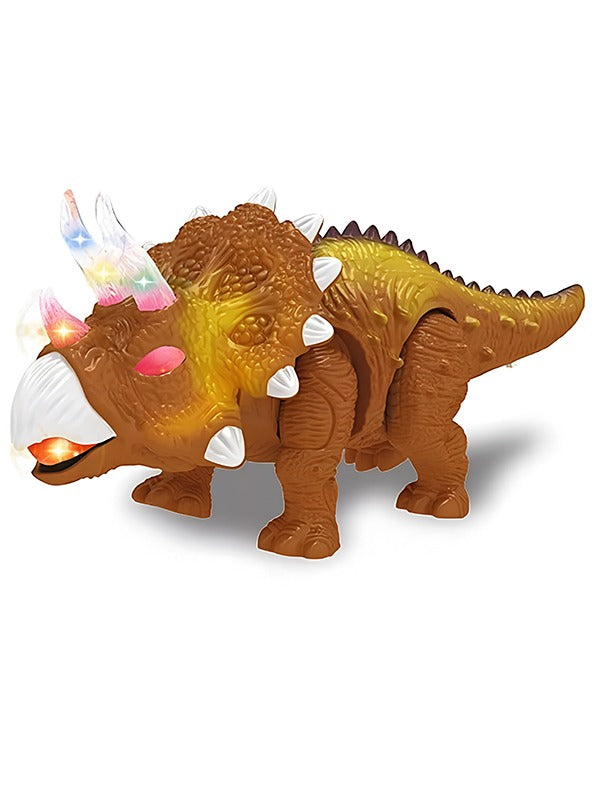 Electric Dinosaur Toy For Kids - Brown (L-89)