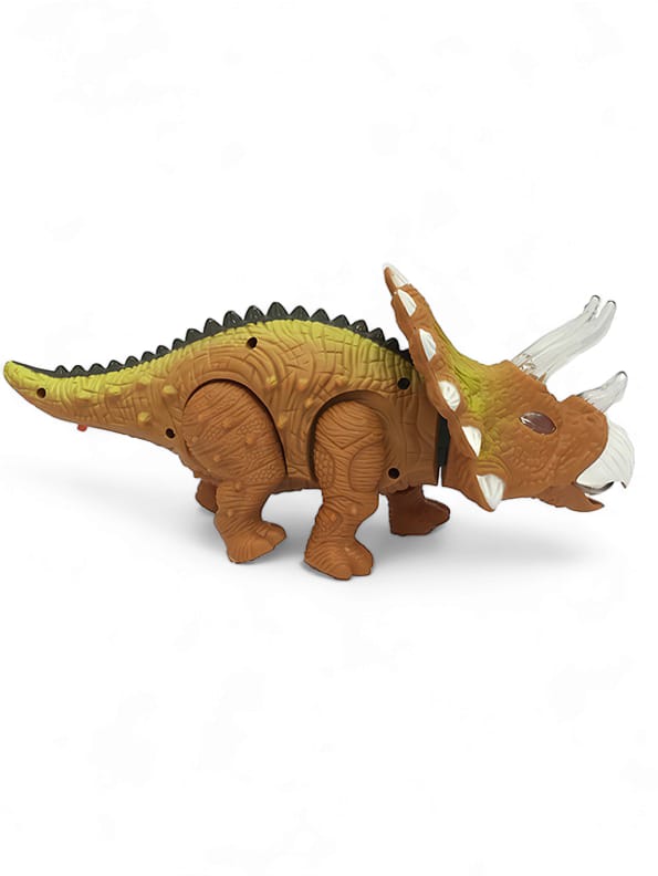 Electric Dinosaur Toy For Kids - Brown (L-89)