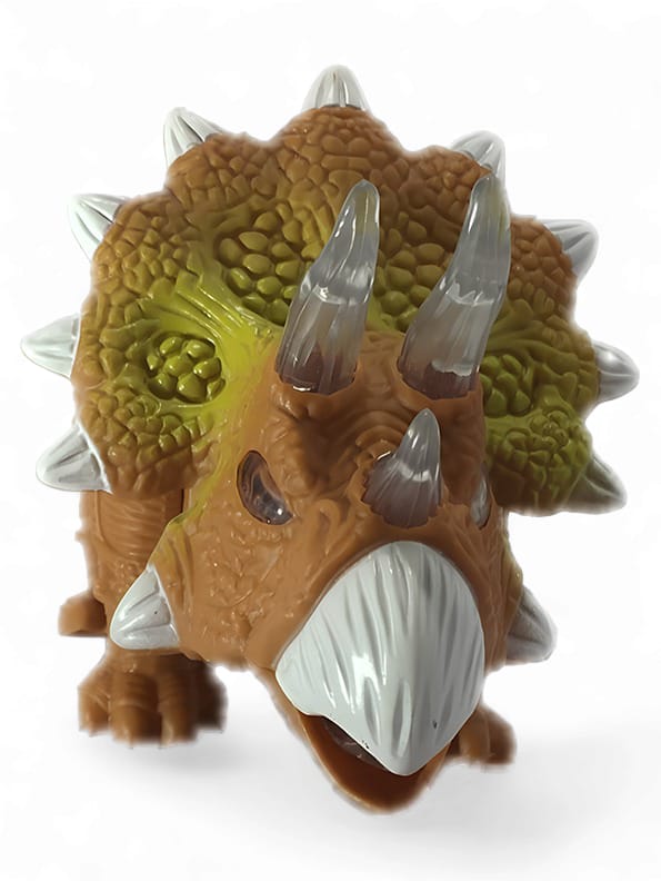 Electric Dinosaur Toy For Kids - Brown (L-89)