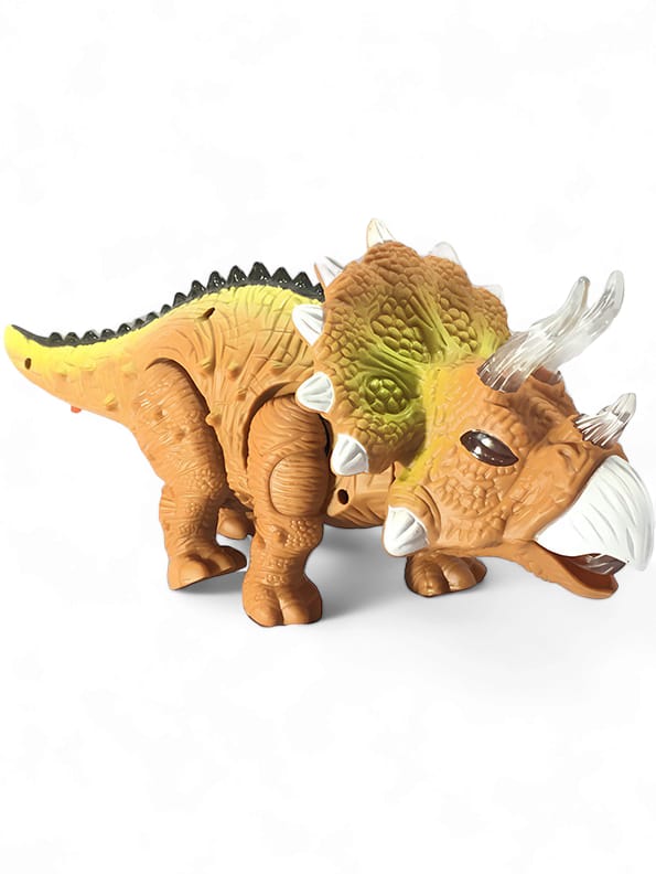 Electric Dinosaur Toy For Kids - Brown (L-89)