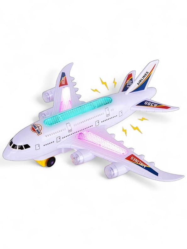 Airplane 3D Light And  Music Toy For Kids (L-78)