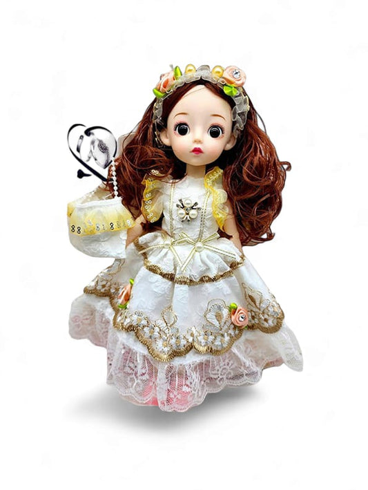 Baby Doll Toy For Kids - White (L-90)