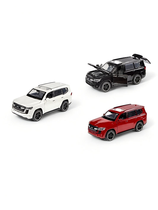 Toyota Land Cruiser Diecast Car Pack Of 3 (L-J-16) - Toyloft