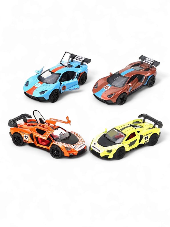 GT Sports Model Diecast Cars Pack Of 4 (J-P)