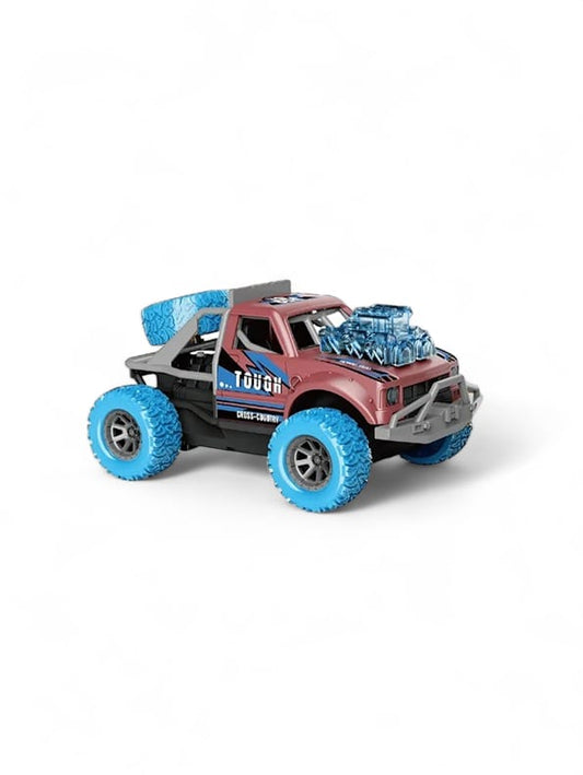Light and Music Stunt Road Vehicle 360 Degrees Rotation Truck Toys - Blue - Toyloft