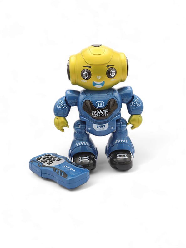 Remote Control Robot Toy For Kids - Gold - MS