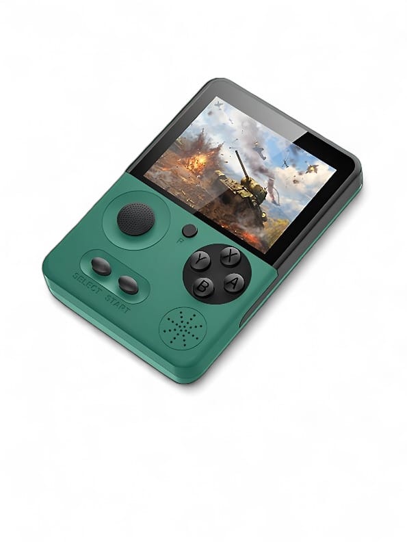 T3 Mini Retro Video Game Console Built-in 500 Classic - Green (NX-JY-66)