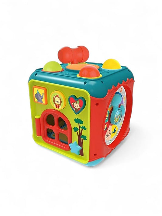 Educational Learning Play Activity Box Toy For Kids - Red (NX-AG-24)