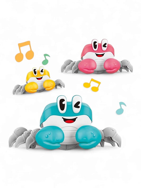 Cute Crabs With Light & Sound - Moves Freely And Changes Direction - Toyloft