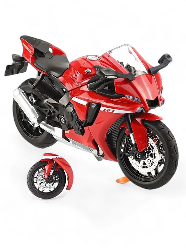 Yamaha YZF-R1 Model Metal Diecast Bike - Red (TV-AG-24)