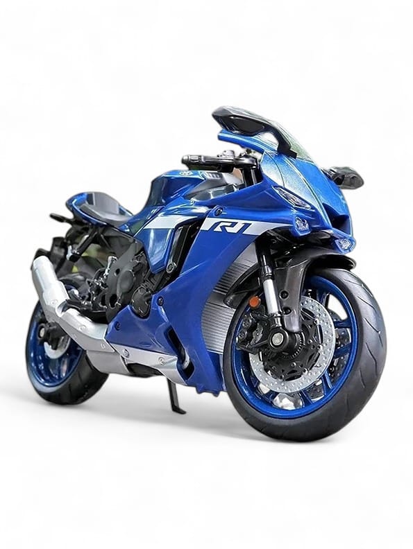 Yamaha YZF-R1 Model Metal Diecast Bike - Blue (TV-AG-24)