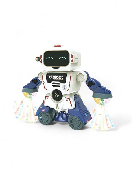 Smart Dancing Projection Robot Toys For Kids - Blue (NX-SUP-24) - Toyloft