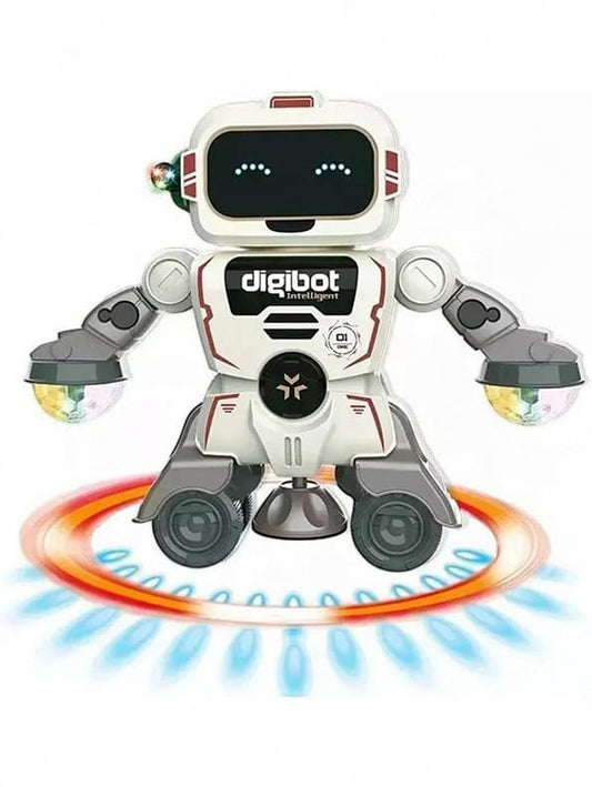 Smart Dancing Projection Robot Toys For Kids - Grey (NX-SUP-24) - Toyloft