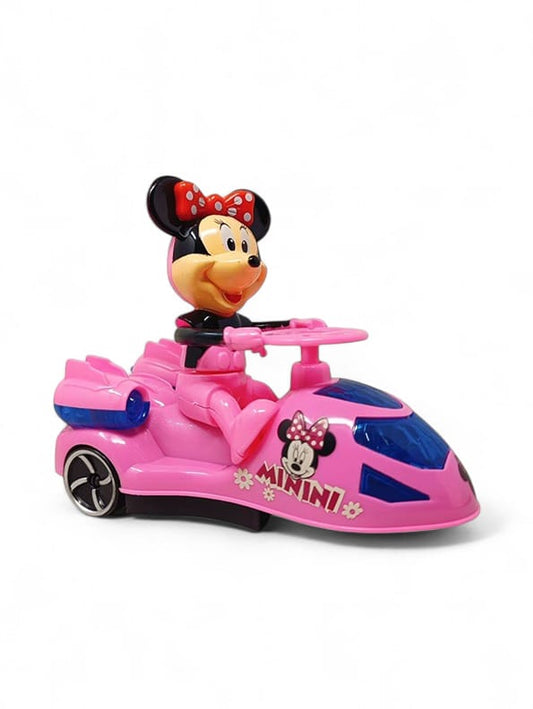 Mickey Mouse Twist Car Toy For Kids - Pink (MS-S-24) - Toyloft