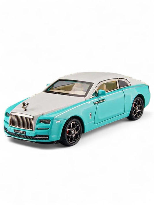Rolls Royce Ghost Model 1:32 Scale Diecast Car - Blue Premium Metal Collectible | TV-N-24 - Toyloft