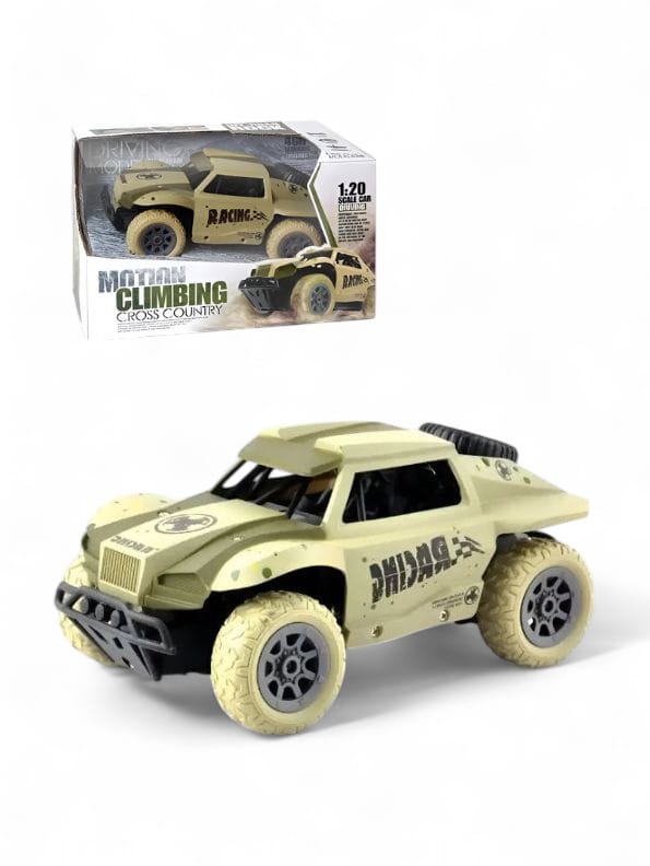 RallyRider X1 1:20 Scale Remote Control Mini Jeep – 4WD Mud Slinger Rock Crawler Truck Toy for kids.