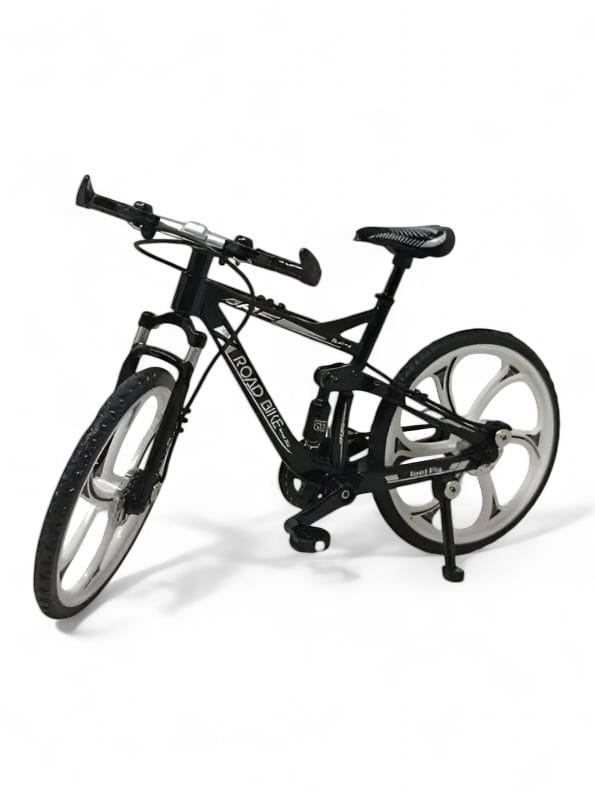 Mini Trail Riders: 1:8 Scale Die Cast Alloy Off-Road Bicycles for Kids – Durable Metal Miniature Bikes