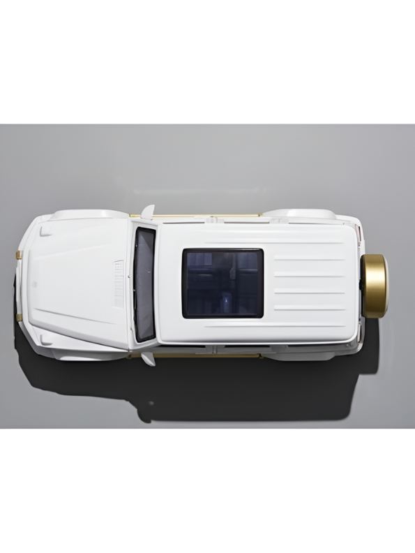 White G-Wagon Style Remote Control SUV Toy Car for Kids – 27MHz 2-Channel R/C Vehicle with Forward & Reverse Remote TV5495