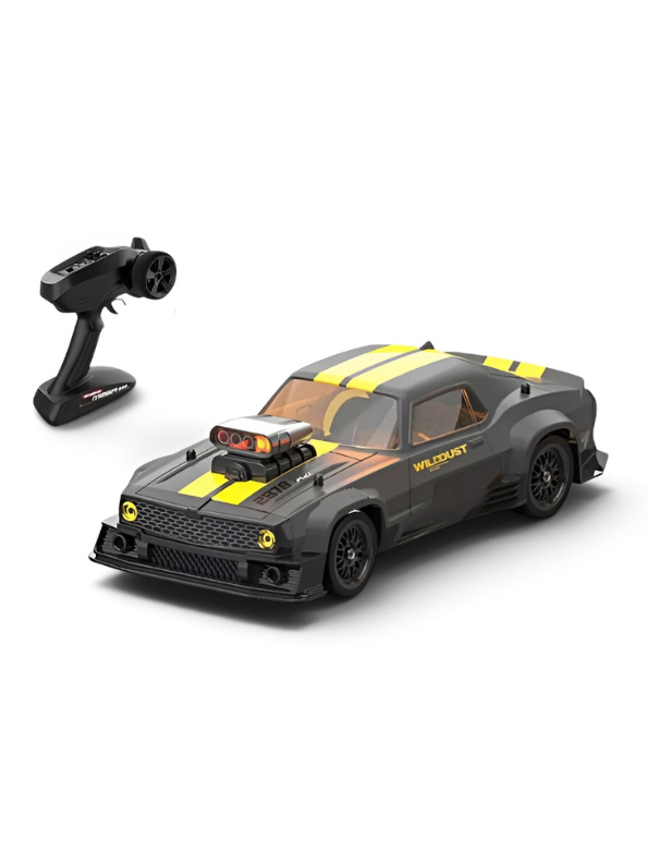 Wilddust Retro 50 km/h 4WD 1:16 Scale Yellow High-Speed RC Drift Car with ESP Gyro TV6327