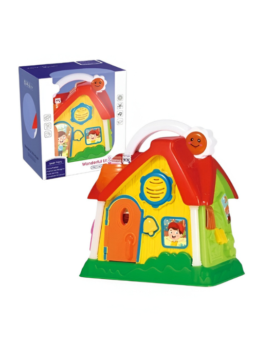 Wonderful Life Musical Activity House Toy | Interactive Baby Learning House NX11244.