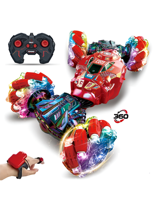 Xtreme 4WD Gesture Control RC Stunt Car - 360° Twist Off-Road Toy TV5825