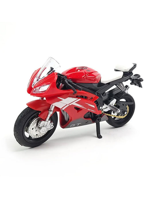 Yamaha Mini Diecast Bike Metal Model Motorcycle - Red (MD-17)