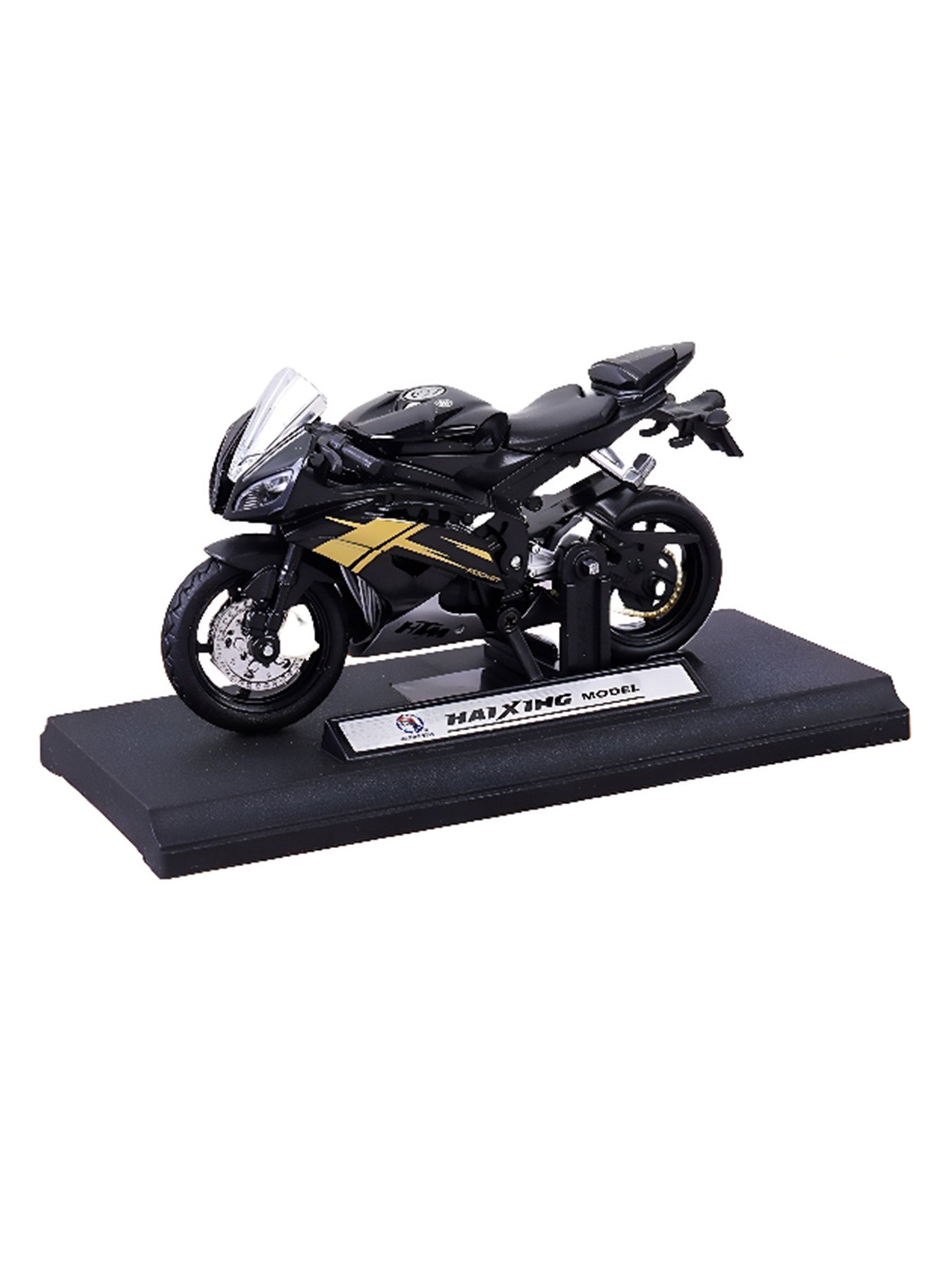Yamaha Mini Diecast Bike Metal Model Motorcycle - Black (MD-17) – Toyloft