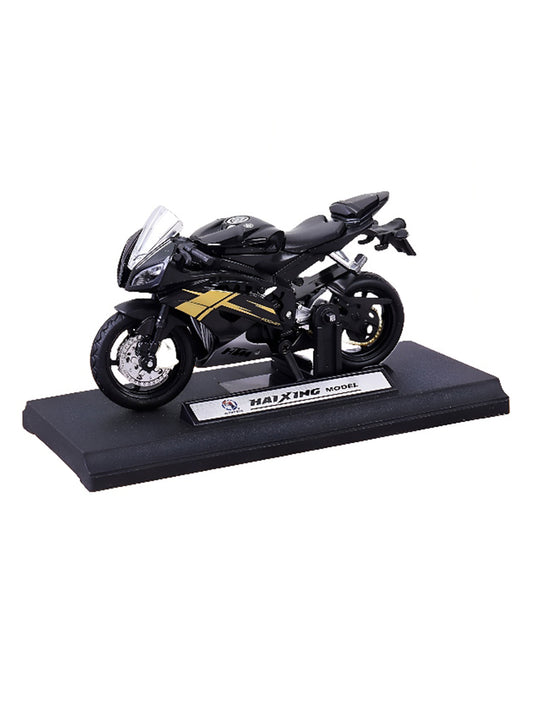 Yamaha Mini Diecast Bike Metal Model Motorcycle - Black (MD-17)