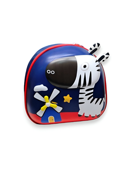 Zebra Kids Backpack - Cute 3D Animal School Bag for Toddlers & Preschoolers NOVGBT-50186.