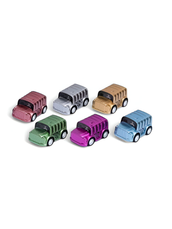 Zoomies – 12-Piece Pull Back Car Toy Set, Mini Car Models for Kids LMI15677.