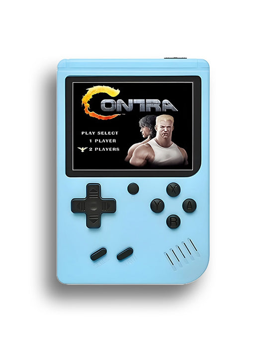 Retro Pocket Handheld Game Console 400 Games - Blue