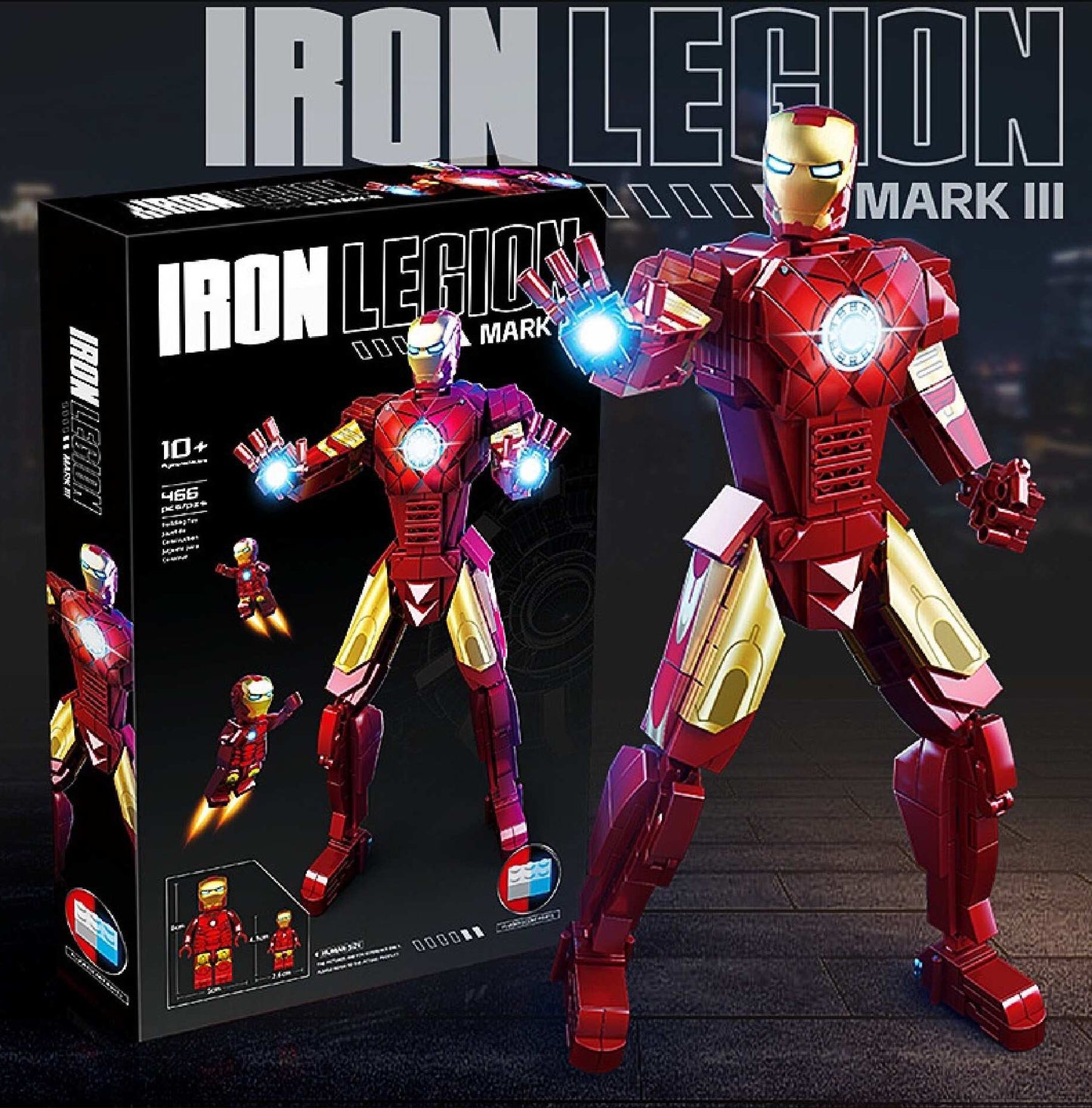 Iron Man Legion Lego Toy 550+ Lego - Mark - 3