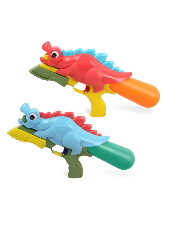 Dinosaur Water Gun for Kids – Fun Dragon-Themed Squirt Toy for Summer Outdoor Play Red LMI14287.