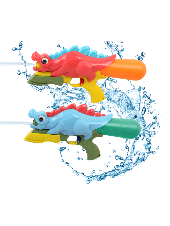 Dinosaur Water Gun for Kids – Fun Dragon-Themed Squirt Toy for Summer Outdoor Play Blue LMI14287.