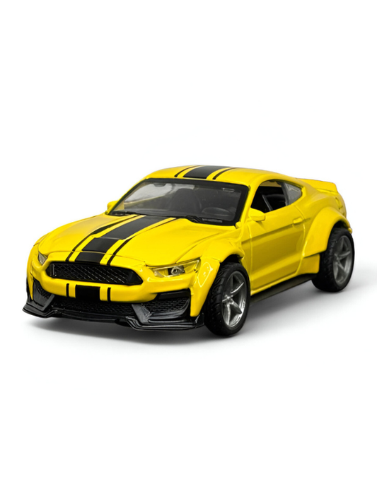 Mustang GT Wide-Body Diecast Toy Car - Scale 1:34 Model Collector's Edition LMI15610