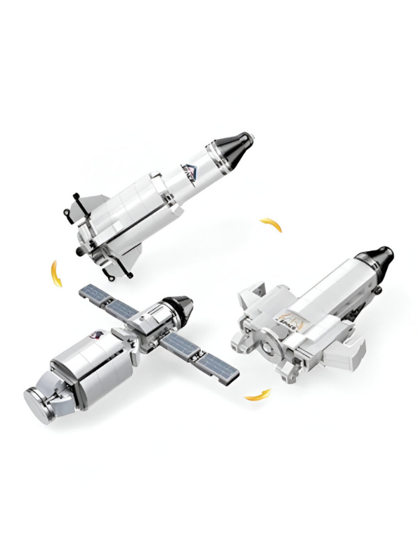 COGO Space Voyager Building Blocks Set – LEGO-Compatible 3-in-1 Rocket & Space Station (176 Pieces) | Ages 6+ | Model TV5631