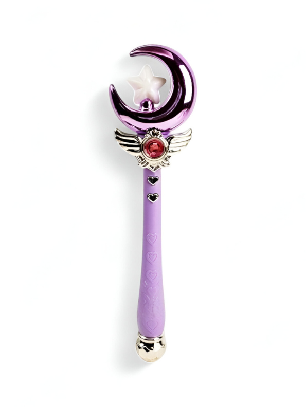 Purple Crescent Moon & Star Magic Wand | Cosplay & Dress-Up Toy NX12487