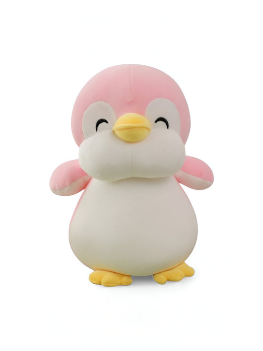 Pink - Happy Waddle Penguin Soft Toy - 7 Inch Plushie for Kids & Adults LMI11604