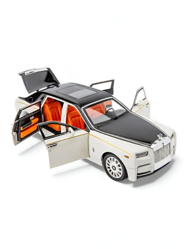 Rolls-Royce Phantom Diecast Model Car 1:18 Scale | Luxury Sedan Toy with Lights & Sound LMI15603