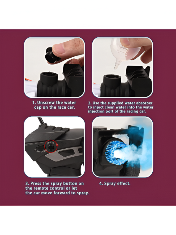 Blue RC Formula 1 Race Car Toy with Remote Control | High-Speed F1 Model for Kids & Adults