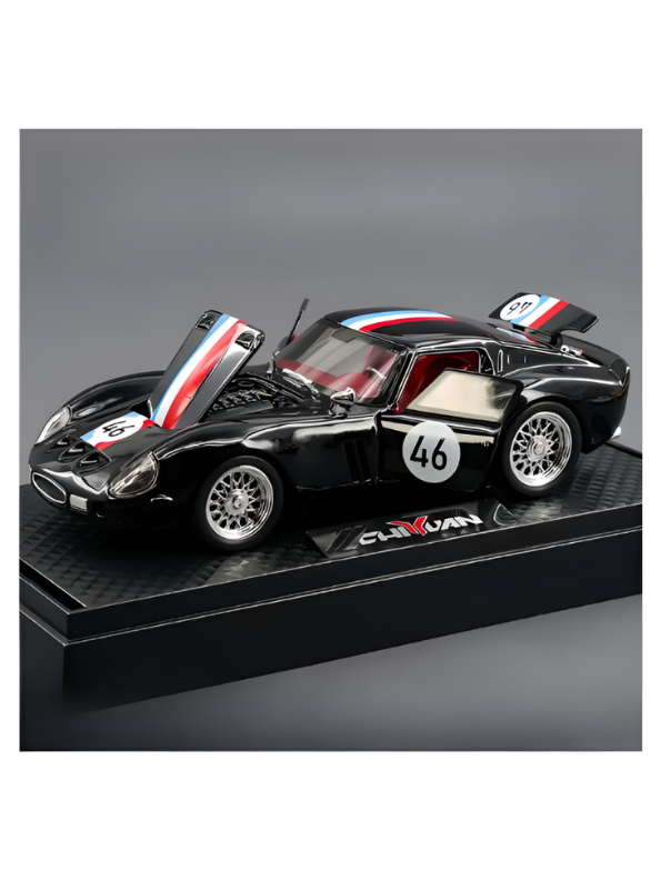 Black - Ferrari 250 GTO – Premium Metal Diecast Collectible Toy | High Simulation Classic Sports Car Model Scale 1:32 TV5397.