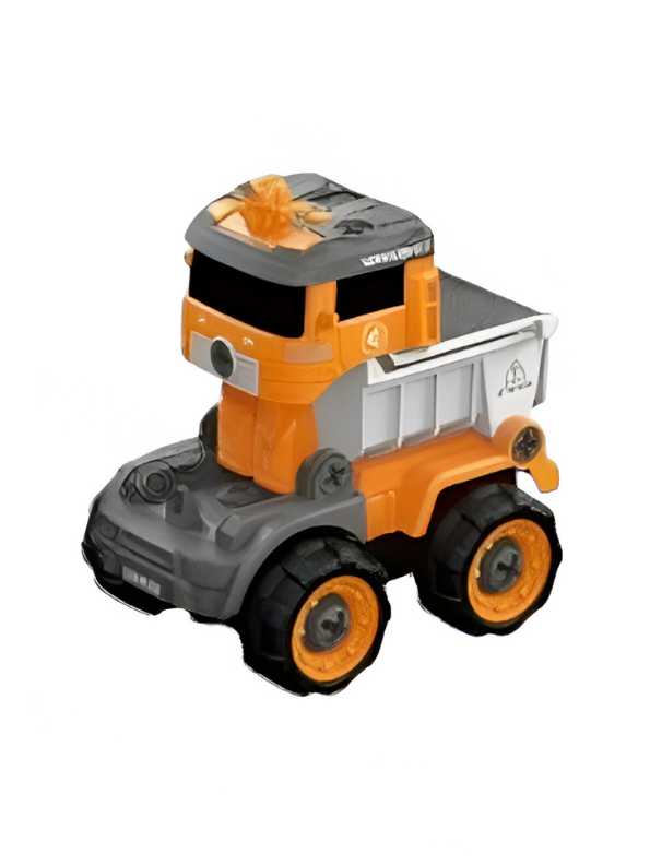 DIY Build & Take Apart Dump Truck Toy for Kids | Educational Orange Construction Vehicle LMI15595